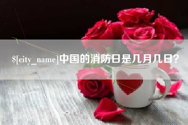 靖边中国的消防日是几月几日？