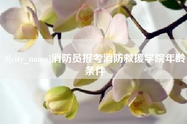 靖边消防员报考消防救援学院年龄条件