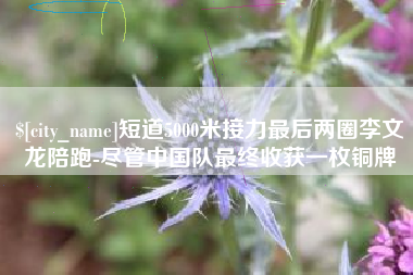 靖边短道5000米接力最后两圈李文龙陪跑-尽管中国队最终收获一枚铜牌