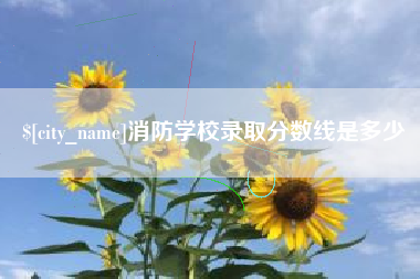靖边消防学校录取分数线是多少