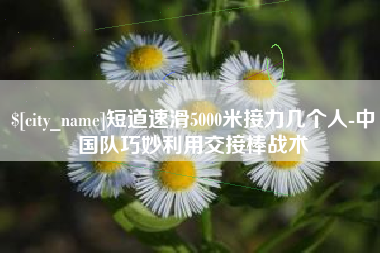 靖边短道速滑5000米接力几个人-中国队巧妙利用交接棒战术