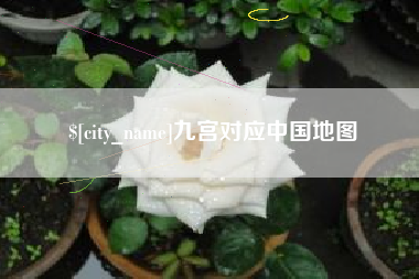 靖边九宫对应中国地图