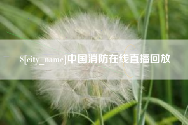 靖边中国消防在线直播回放