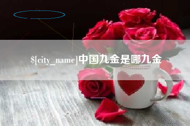 靖边中国九金是哪九金