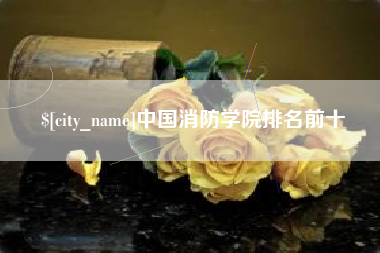 靖边中国消防学院排名前十