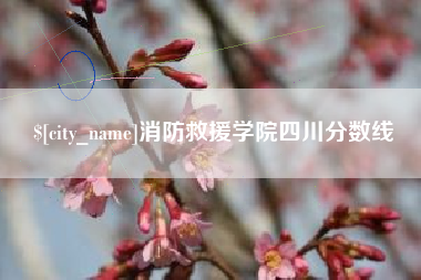 靖边消防救援学院四川分数线