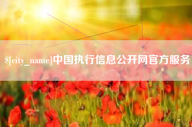 靖边中国执行信息公开网官方服务