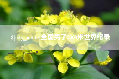 靖边全国男子5000米世界纪录