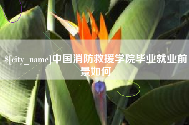 靖边中国消防救援学院毕业就业前景如何
