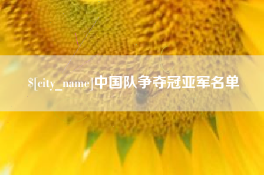 靖边中国队争夺冠亚军名单