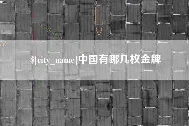 靖边中国有哪几枚金牌