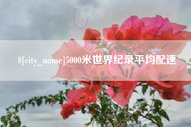 靖边5000米世界纪录平均配速