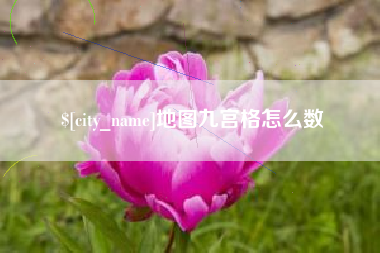 靖边地图九宫格怎么数
