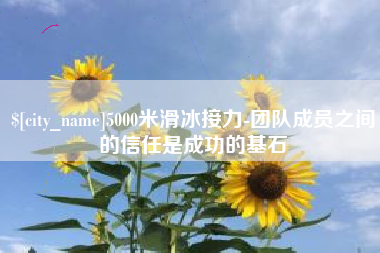 靖边5000米滑冰接力-团队成员之间的信任是成功的基石