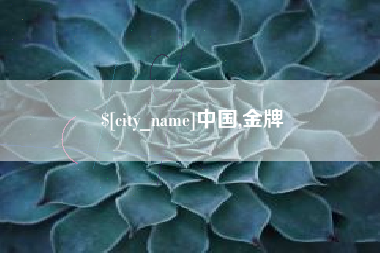 靖边中国,金牌
