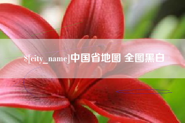 靖边中国省地图 全图黑白