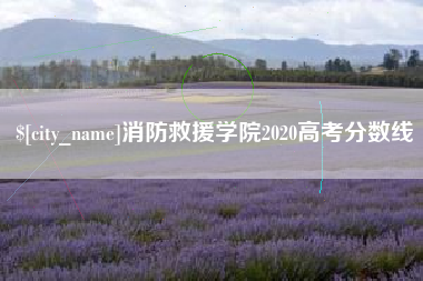 靖边消防救援学院2020高考分数线