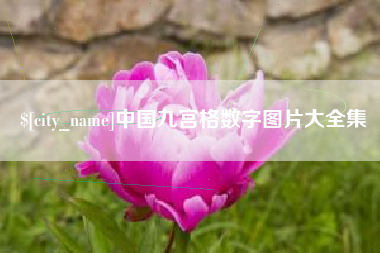 靖边中国九宫格数字图片大全集