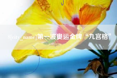 靖边第一波奥运金牌“九宫格”