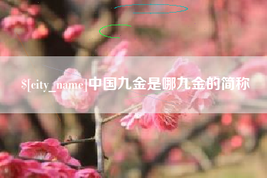 靖边中国九金是哪九金的简称