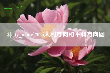 靖边2025大利方向和不利方向图