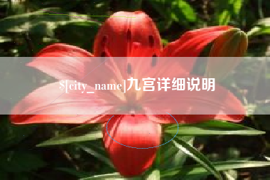 靖边九宫详细说明
