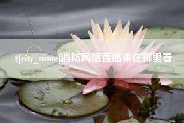 靖边消防网络直播课在哪里看