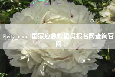 靖边国家应急救援员报名网查询官网
