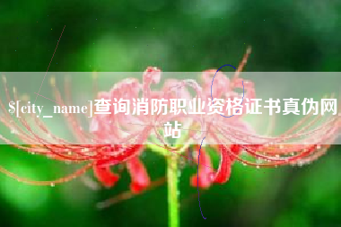 靖边查询消防职业资格证书真伪网站