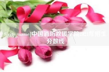 靖边中国消防救援学院2021年招生分数线
