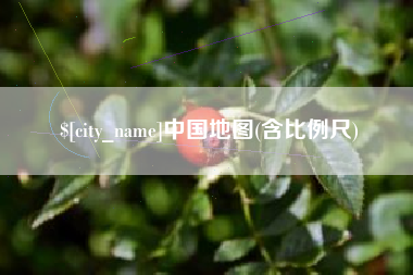 靖边中国地图(含比例尺)
