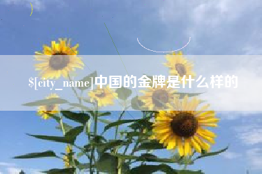 靖边中国的金牌是什么样的