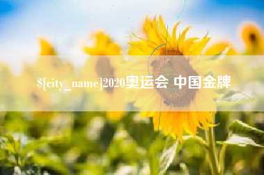 靖边2020奥运会 中国金牌